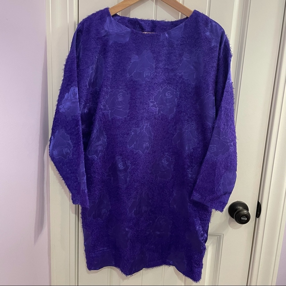 Vintage 1980’s Purple Mini Dress